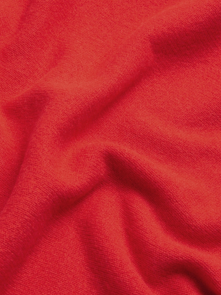 Red Premium 100% Lambswool Crew Neck Jumper - Image 7 of 7