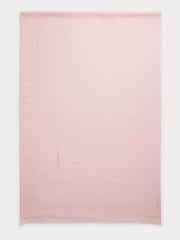 Pink - Lauren Ralph Lauren Jaquard-Logo-Schal - Bild 2 von 3