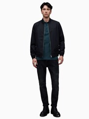 AllSaints Blue Reform Polo Shirt - Image 3 of 6