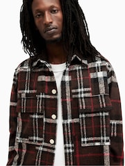 AllSaints Brown Redwood Shirt - Image 4 of 7