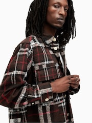 AllSaints Brown Redwood Shirt - Image 6 of 7