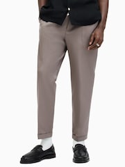 AllSaints Grey Tallis Trousers - Image 1 of 6