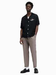 AllSaints Grey Tallis Trousers - Image 2 of 6