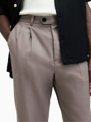 AllSaints Grey Tallis Trousers - Image 4 of 6