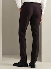 Қоңыр - Charles Tyrwhitt Slim Fit кешкі ас костюмі шалбары - 5суретінің 2 суреті