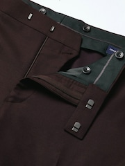 Қоңыр - Charles Tyrwhitt Slim Fit кешкі ас костюмі шалбары - 5суретінің 5 суреті
