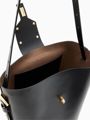 AllSaints Black Miro Shoulder Bag - Image 5 of 6