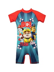 Character Blue red Paw Patrol Surfsuit - Image 1 of 2