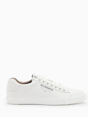 AllSaints White Underground Leather Low Top Trainers - Image 1 of 7