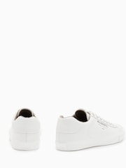 AllSaints White Underground Leather Low Top Trainers - Image 3 of 7