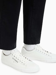 AllSaints White Underground Leather Low Top Trainers - Image 7 of 7