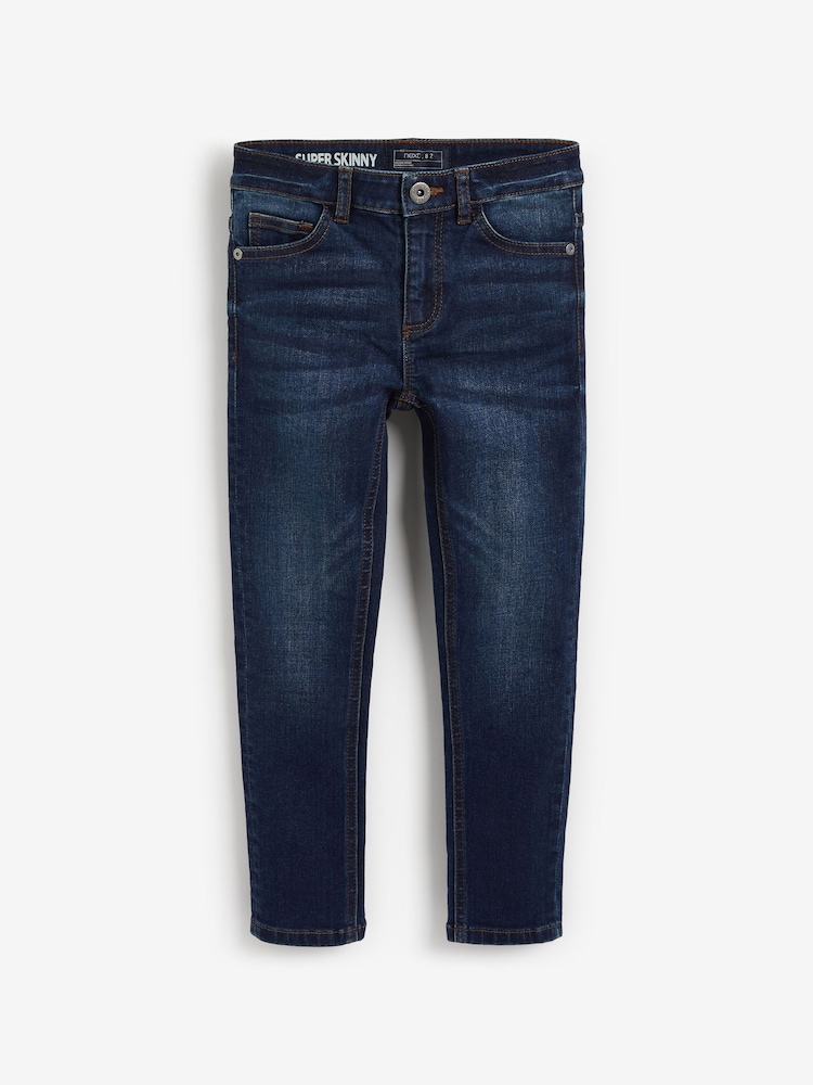 Blue Indigo Super Skinny Fit Stretch Jeans (3-16yrs) - Image 1 of 7