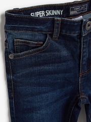 Blue Indigo Super Skinny Fit Stretch Jeans (3-16yrs) - Image 3 of 7