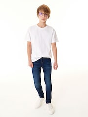 Blue Indigo Super Skinny Fit Stretch Jeans (3-16yrs) - Image 5 of 7