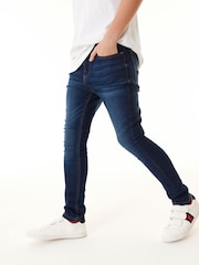 Blue Indigo Super Skinny Fit Stretch Jeans (3-16yrs) - Image 7 of 7