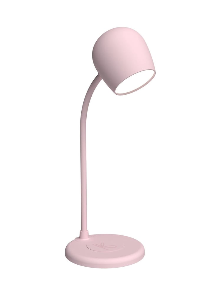 Kreafunk Dusty Rose Ellie Lamp Wireless Charger & Bluetooth Speaker - Image 2 of 3 Kreafunk Dusty Rose Ellie Lamp Wireless Charger & Bluetooth Speaker - Image 2 of 3