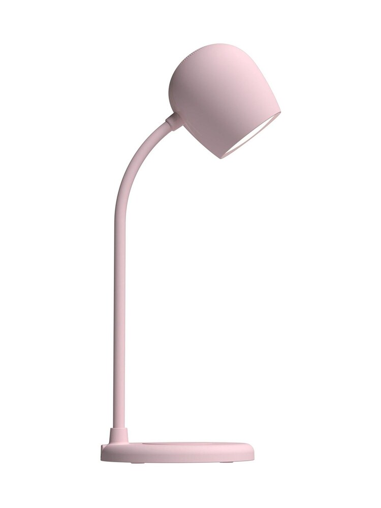 Kreafunk Dusty Rose Ellie Lamp Wireless Charger & Bluetooth Speaker - Image 3 of 3 Kreafunk Dusty Rose Ellie Lamp Wireless Charger & Bluetooth Speaker - Image 3 of 3