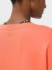 Sweaty Betty Orange After Class Longline Sweatshirt - Image 6 of 6