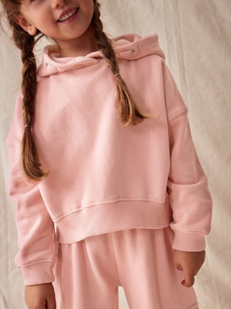 Pink - Kurzer Hoodie (3–16 J.) - Bild 1 von 7 Pink - Kurzer Hoodie (3–16 J.) - Bild 1 von 7