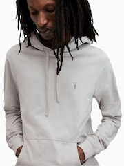 AllSaints Grey 100% Cotton Brace Hoodie - Image 5 of 6