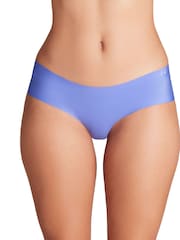 Under Armour Pale Blue No Show Pure Stretch Hipster Knickers 3 Pack - Image 2 of 8