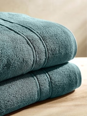 Ocean Blue Supersoft Towels 100% Cotton - Image 1 of 4