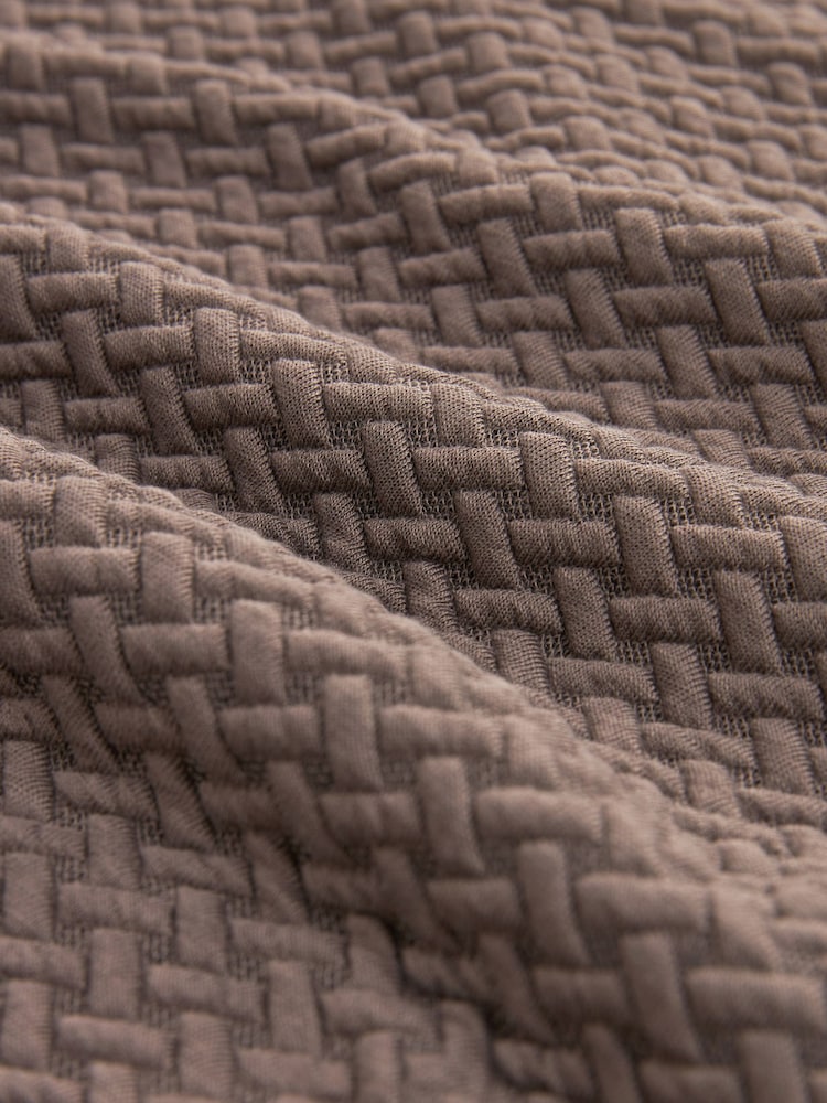 Stone Brown Hooded Premium Textured Overhead Hoodie - Image 9 of 9