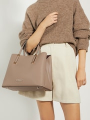 Dune London Natural Large Unlined Dorries Tote Bag - Image 1 of 6