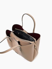 Dune London Natural Large Unlined Dorries Tote Bag - Image 5 of 6