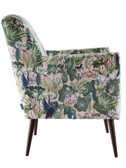 Clarke and Clarke Blush Wedgwood Waterlily Large Loveseat - Image 3 of 3