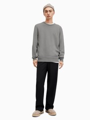 AllSaints Grey Raven Crew Sweatshirt - Image 4 of 7