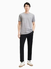 AllSaints Grey Ashton Crew T-Shirt - Image 3 of 5
