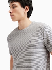 AllSaints Grey Ashton Crew T-Shirt - Image 4 of 5