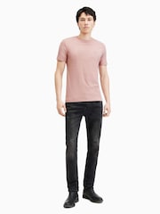 AllSaints Pink Brace Crew T-Shirt - Image 3 of 5