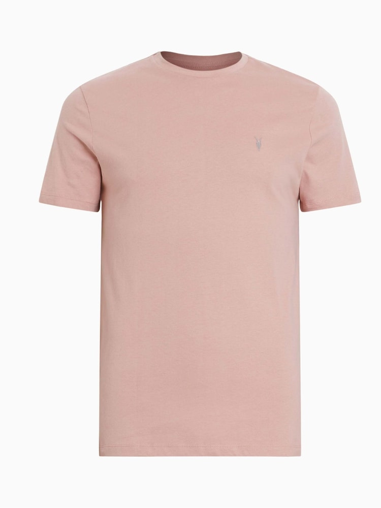 AllSaints Pink Brace Crew T-Shirt - Image 5 of 5 AllSaints Pink Brace Crew T-Shirt - Image 5 of 5