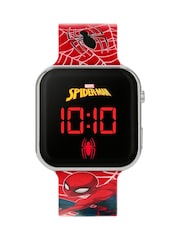 Peers Hardy Red Disney Marvel Spiderman Strap LED Watch - Image 1 of 4