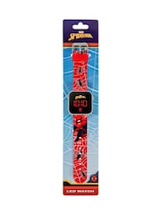 Peers Hardy Red Disney Marvel Spiderman Strap LED Watch - Image 4 of 4