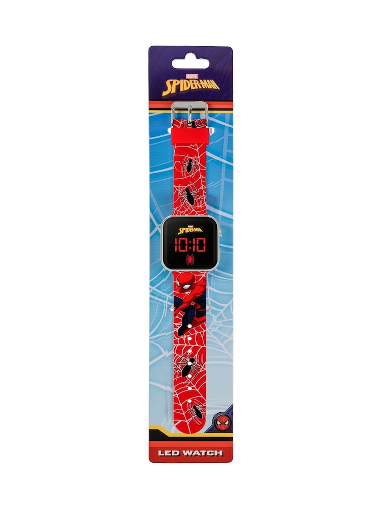 Peers Hardy Red Disney Marvel Spiderman Strap LED Watch - Image 4 of 4