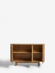 Natural Arches Mango Wood Effect Slim Sideboard - Image 6 of 9
