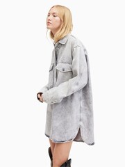 AllSaints 100% Baumwolle Lily Shacket-Kleid - Bild 3 von 6