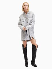 AllSaints 100% Baumwolle Lily Shacket-Kleid - Bild 4 von 6