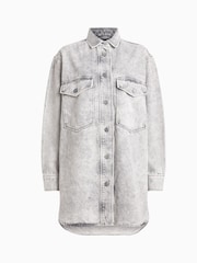 AllSaints 100% Baumwolle Lily Shacket-Kleid - Bild 6 von 6