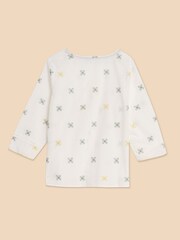 White Stuff Off White Organic Cotton Rae Blouse - Image 6 of 7