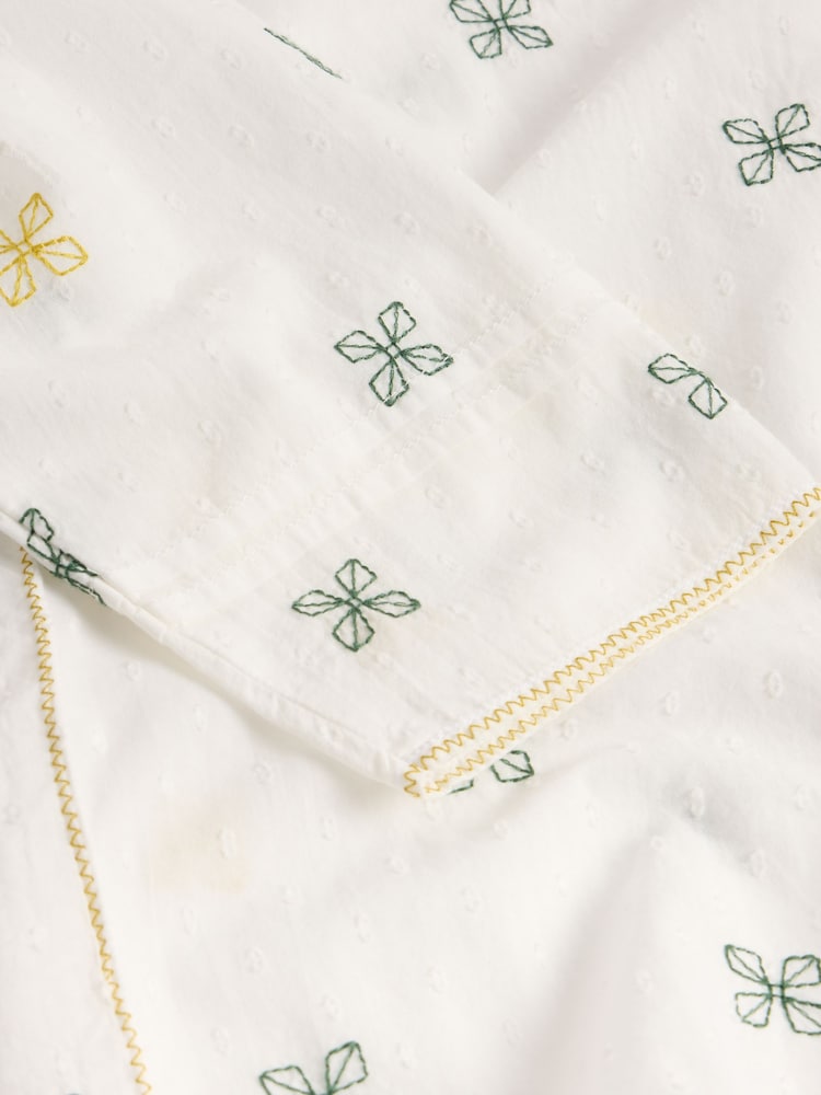 White Stuff Off White Organic Cotton Rae Blouse - Image 7 of 7