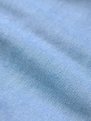 Light Blue Relaxed Fit Long Sleeve Oxford 100% Cotton Shirt - Image 8 of 8