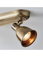 Gallery Home Antique Brass Orilla 4 Bulb Ceiling Light - Image 4 of 5