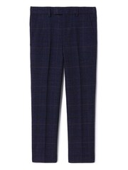 MOSS Blue Boys Check Trousers - Image 1 of 1