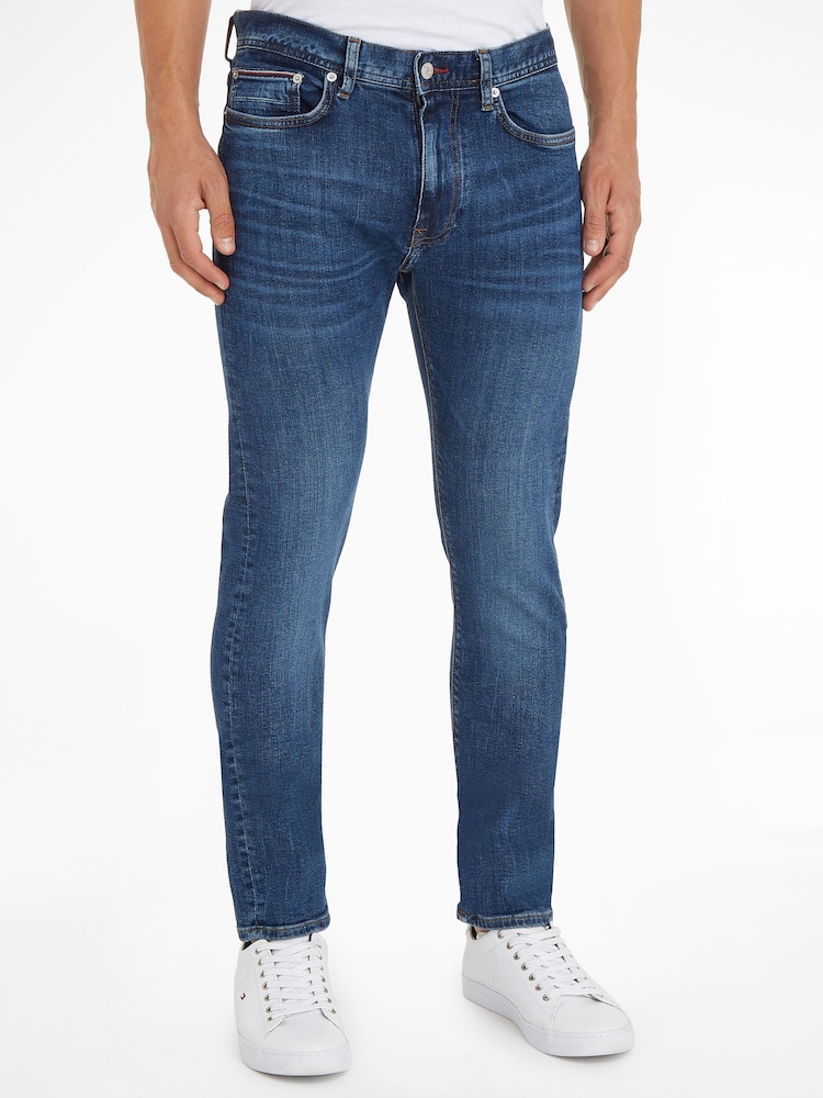 Tommy Hilfiger Blue Slim Core Bleecker Denim Jeans - Image 1 of 5