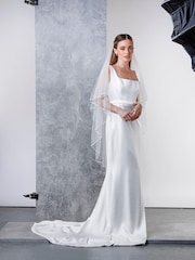 Rainbow Club White Tosca Wedding Veil - Image 1 of 1