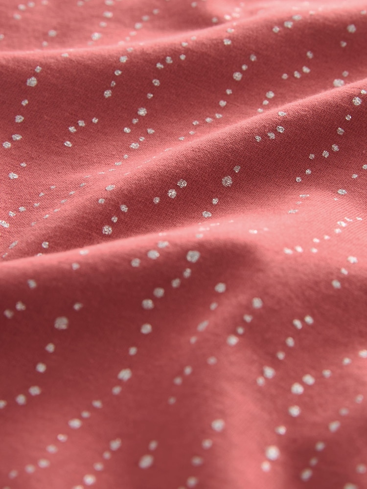 Pink 100% Cotton Vest Short Pyjamas Set - Image 9 of 9 Pink 100% Cotton Vest Short Pyjamas Set - Image 9 of 9